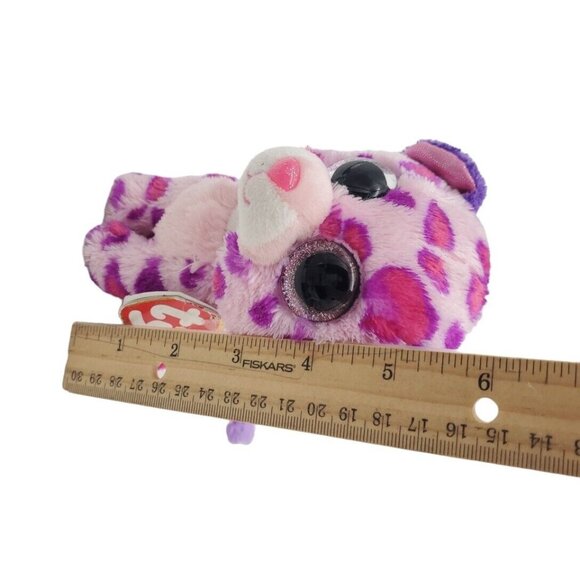 TY Beanie Boos 6” Glamour Pink Leopard Small Plush Stuffed Animal w/ Tags 2013 - Picture 4 of 7